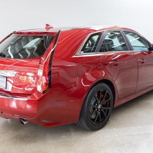 2014 Cadillac CTS-V Wagon in Red Obsession Tintcoat