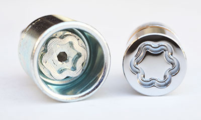 A standard McGard lock for the ATS-V and CTS-V along with it's key. Image: Author