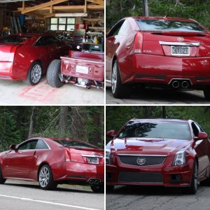 2011 CTS-V in the high Sierras