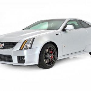 2013 Cadillac CTS-V Coupe Silver Frost Edition