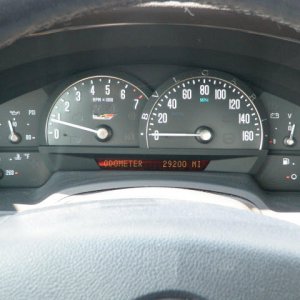 2008 Cadillac XLR-V Gauges