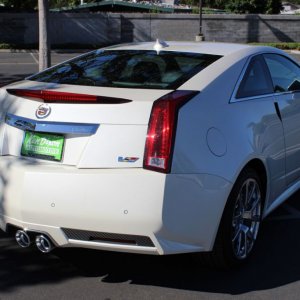 2012 Cadillac CTS-V Coupe - White Diamond Tricoat