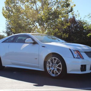 2012 Cadillac CTS-V Coupe - White Diamond Tricoat