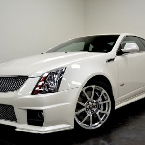 2012 Cadillac CTS-V Coupe - White Diamond Tricoat