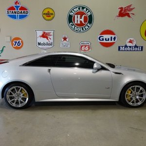 2012 Cadillac CTS-V Coupe - Radiant Silver Metallic