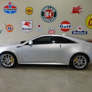 2012 Cadillac CTS-V Coupe - Radiant Silver Metallic