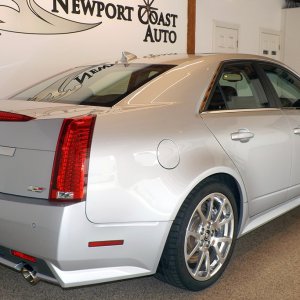 2010 Cadillac CTS-V in Radiant Silver