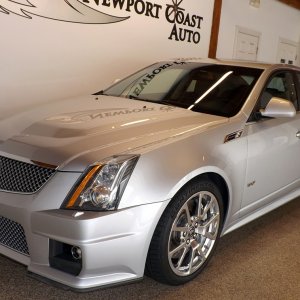 2010 Cadillac CTS-V in Radiant Silver