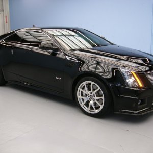 2012 Cadillac CTS-V Coupe in Black Raven