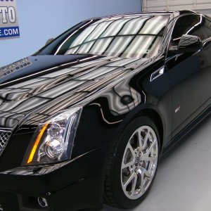 2012 Cadillac CTS-V Coupe in Black Raven