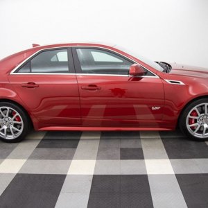 2014 Cadillac CTS-V Sedan in Red Obsession Tintcoat