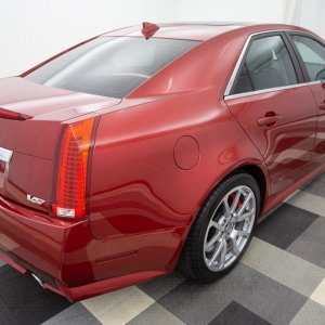 2014 Cadillac CTS-V Sedan in Red Obsession Tintcoat