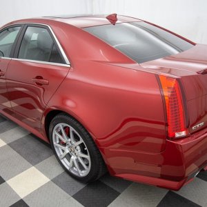 2014 Cadillac CTS-V Sedan in Red Obsession Tintcoat