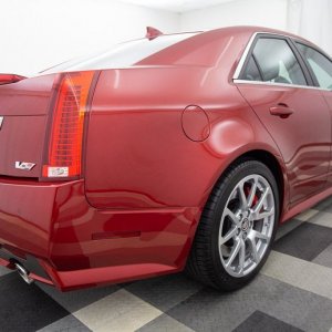 2014 Cadillac CTS-V Sedan in Red Obsession Tintcoat