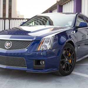 2012 Cadillac CTS-V Wagon in Opulent Blue Metallic