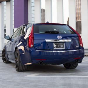 2012 Cadillac CTS-V Wagon in Opulent Blue Metallic