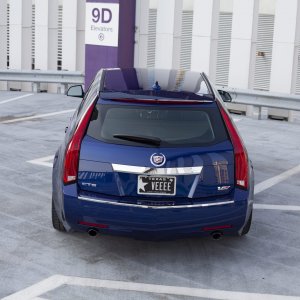 2012 Cadillac CTS-V Wagon in Opulent Blue Metallic