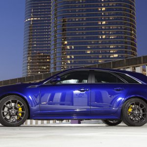 2012 Cadillac CTS-V Wagon in Opulent Blue Metallic