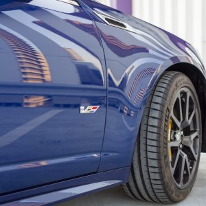 2012 Cadillac CTS-V Wagon in Opulent Blue Metallic