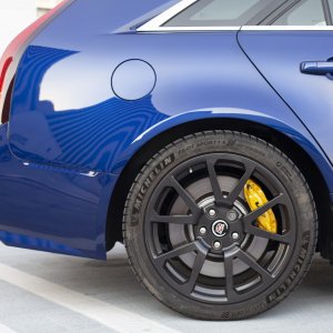 2012 Cadillac CTS-V Wagon in Opulent Blue Metallic