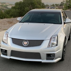 2013 Cadillac CTS-V Wagon in Radiant Silver Metallic