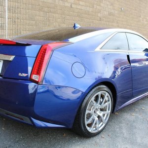 2012 Cadillac CTS-V Coupe in Opulent Blue Metallic