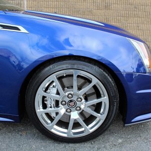 2012 Cadillac CTS-V Coupe in Opulent Blue Metallic