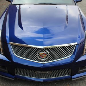 2012 Cadillac CTS-V Coupe in Opulent Blue Metallic