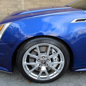 2012 Cadillac CTS-V Coupe in Opulent Blue Metallic