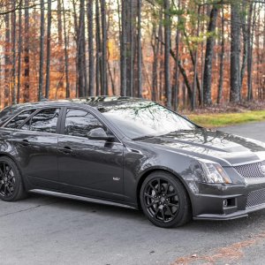 2014 Cadillac CTS-V Wagon in Phantom Gray Metallic