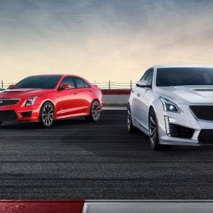 V-Series Cadillacs on Track