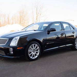 2007 Cadillac STS-V in Black Raven