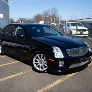 2007 Cadillac STS-V in Black Raven