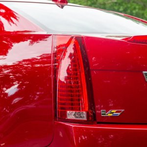 2009 Cadillac CTS-V Sedan in Crystal Red