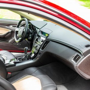 2009 Cadillac CTS-V Sedan in Crystal Red