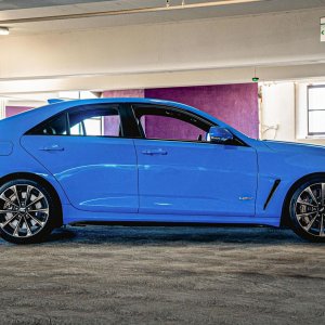 2022 Cadillac CT4-V Blackwing in Electric Blue