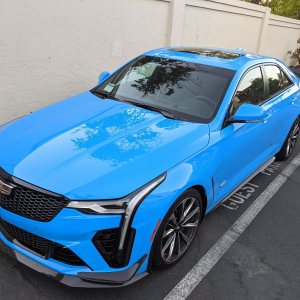 2022 Cadillac CT4-V Blackwing in Electric Blue