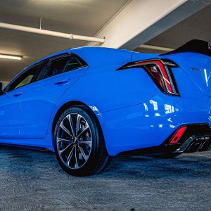 2022 Cadillac CT4-V Blackwing in Electric Blue