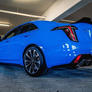 2022 Cadillac CT4-V Blackwing in Electric Blue