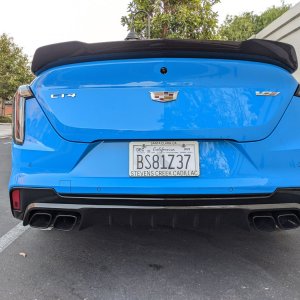 2022 Cadillac CT4-V Blackwing in Electric Blue