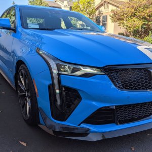 2022 Cadillac CT4-V Blackwing in Electric Blue