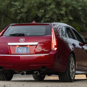 2012 Cadillac CTS-V Wagon in Crystal Red Tintcoat