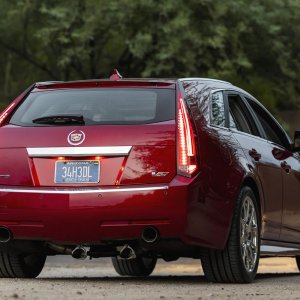 2012 Cadillac CTS-V Wagon in Crystal Red Tintcoat