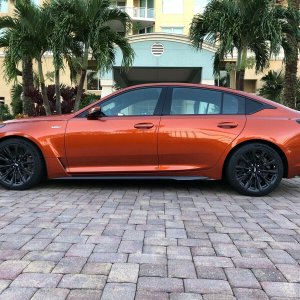 2022 Cadillac CT5-V Blackwing in Blaze Orange Metallic