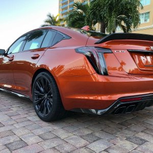 2022 Cadillac CT5-V Blackwing in Blaze Orange Metallic