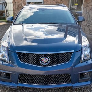 2013 Cadillac CTS-V Wagon in Stealth Blue Metallic