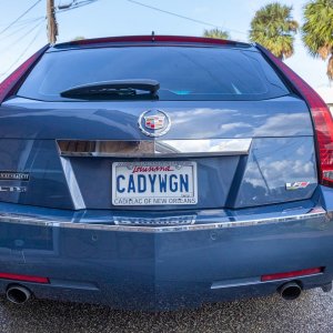 2013 Cadillac CTS-V Wagon in Stealth Blue Metallic