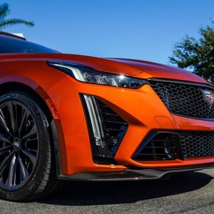 2022 Cadillac CT5-V Blackwing in Blaze Orange Metallic