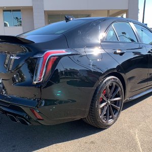 2022 Cadillac CT4-V Blackwing in Black Raven