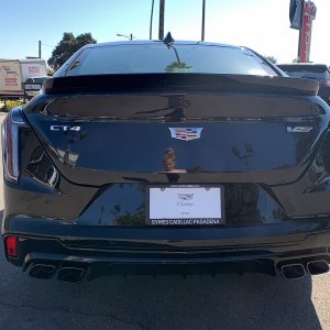 2022 Cadillac CT4-V Blackwing in Black Raven